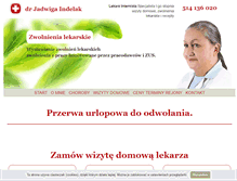 Tablet Screenshot of dobryinternista.pl